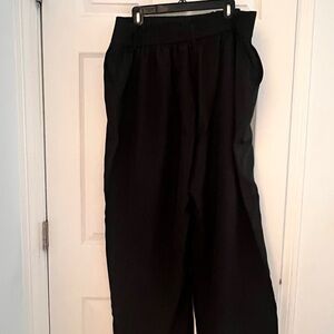 Black Wide-leg Pants